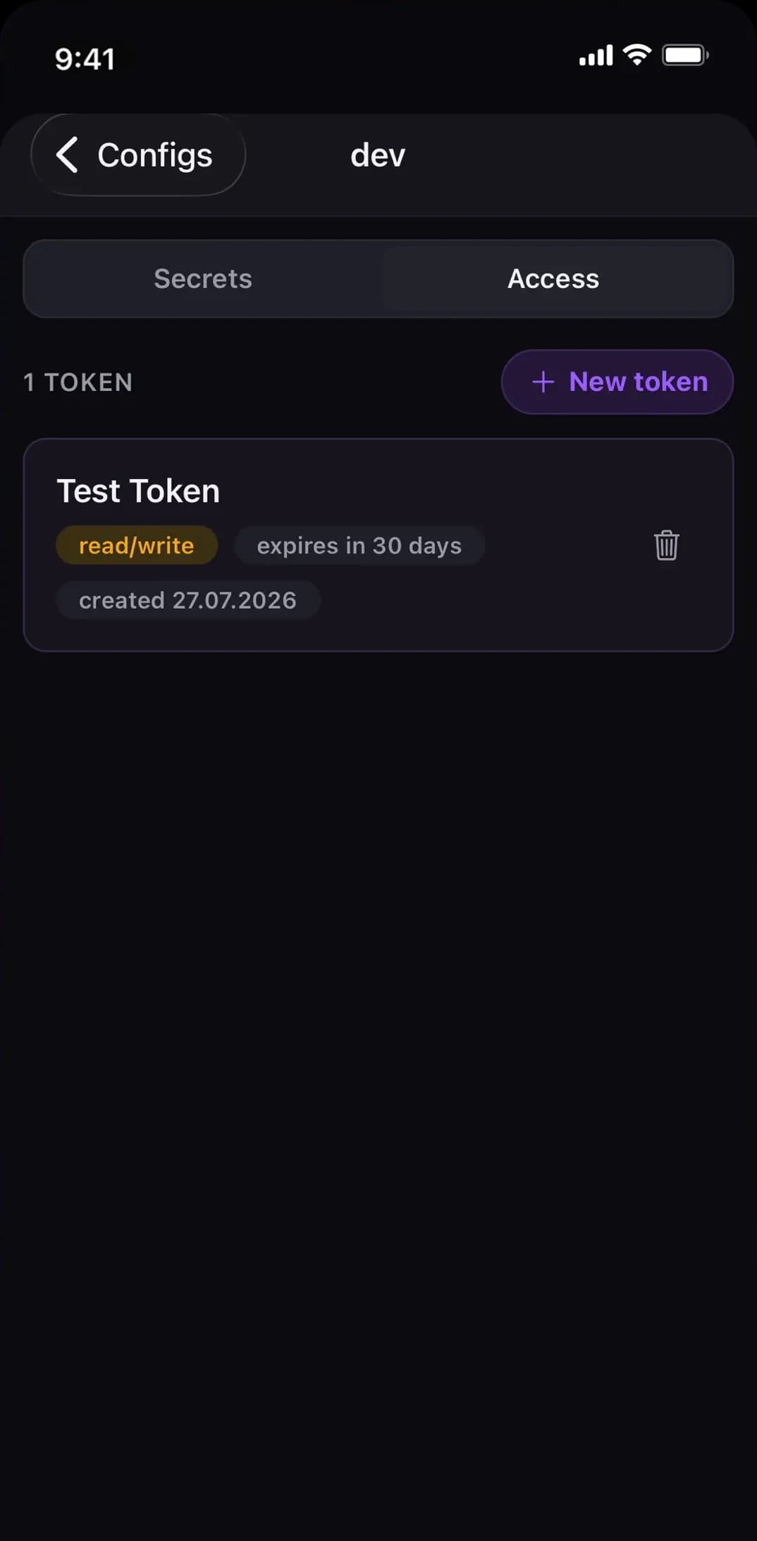 Wavelength for Doppler on iPhone — Tokens you control